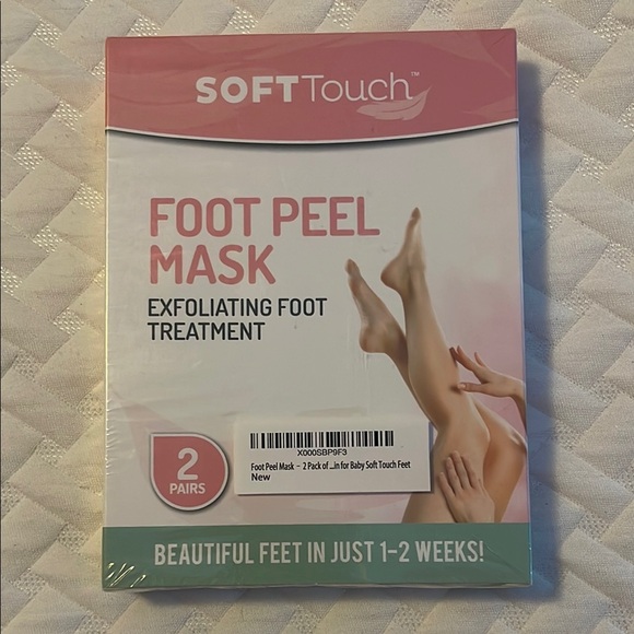 Foot Peel Mask - Pink Exfoliating Treatment - Picture 1 of 4
